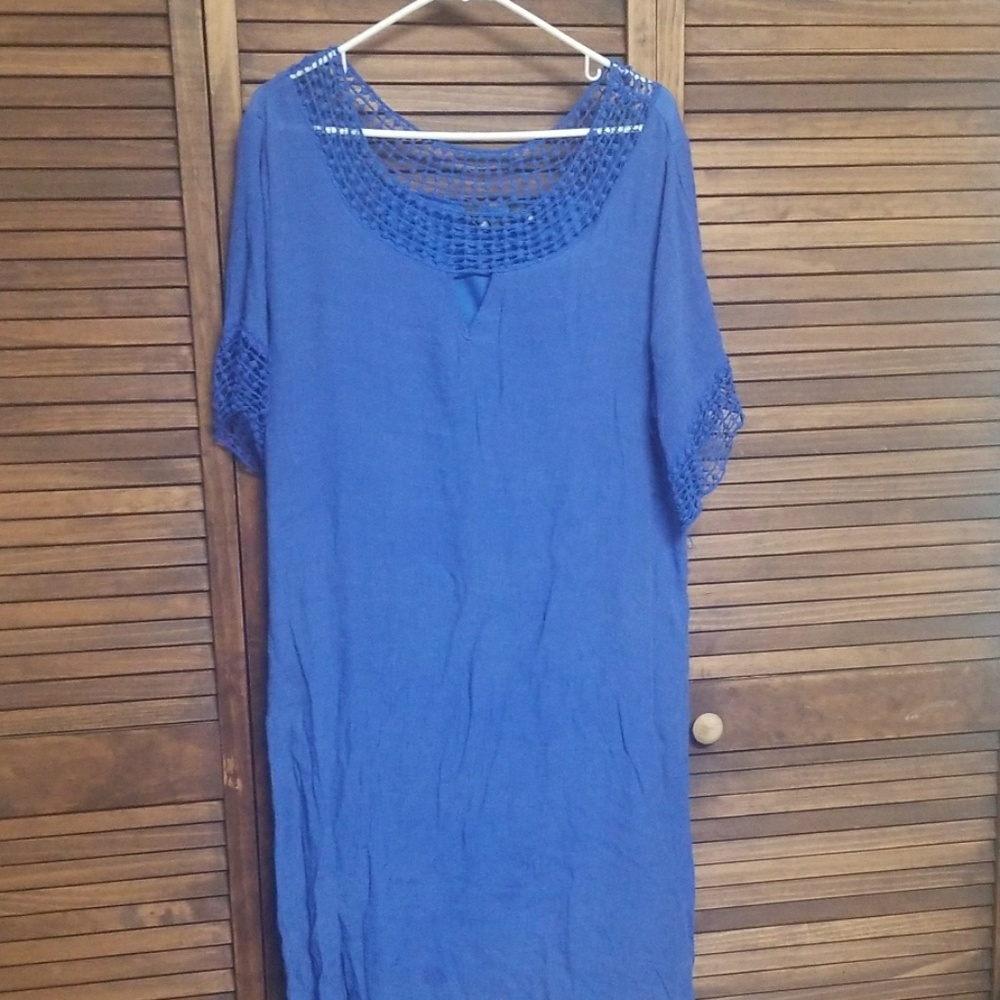 Blue dress